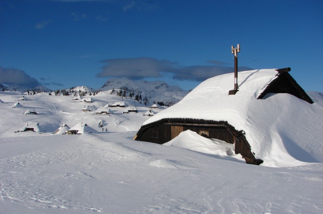 Velika planina 1.1.2009 - foto