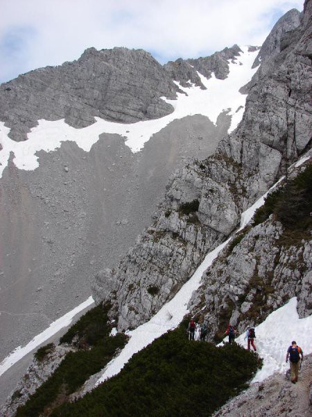 Begunjščica in Palec 2.5.2007 - foto povečava