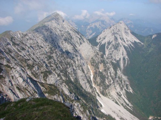 Pogled nazaj na poti proti Kladivu