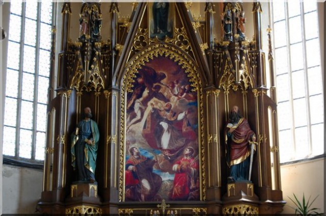 Glavni oltar- 
Tintorettova slika