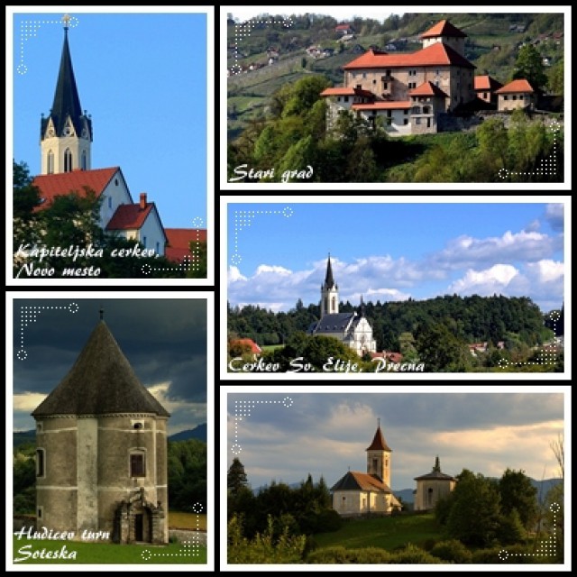 Cerkve in gradovi