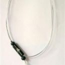 Ogrlica 104- steklo/kost