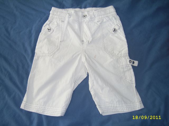 Bele hlače H&M, št.92, 3 eur