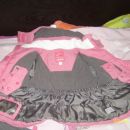 Smučarska jakna, sivo/roza barve, 5-6 let, cena kpl 17 eur