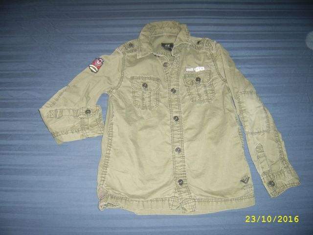 Vojaška srajca H&M, št. 128
