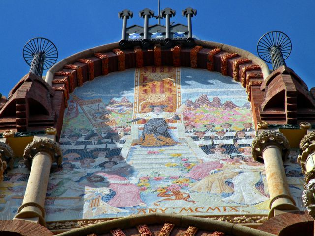 Palau de la musica catalana, fascinantna