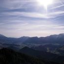 razgled izpod stene