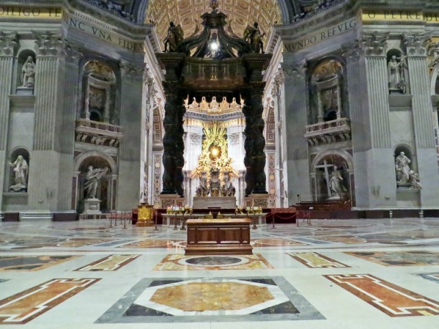 Notranjost bazilike