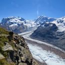 razgled na eno stran monte rosa...