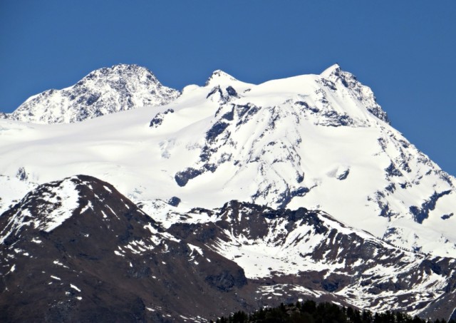 Razgled z vrha, monte rosa