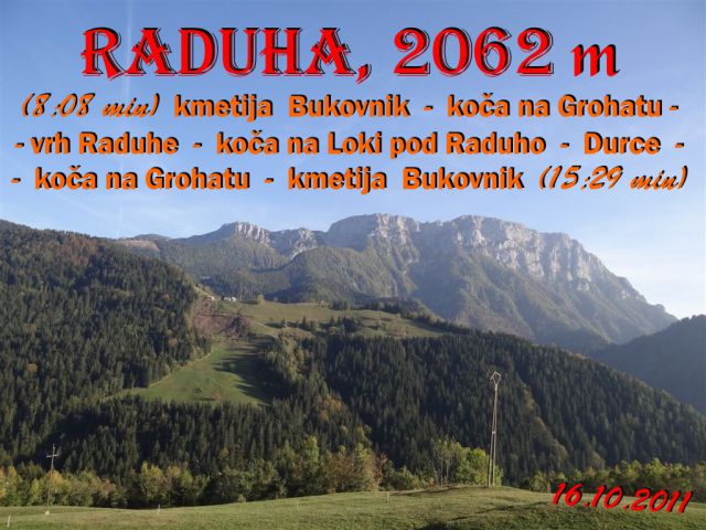 RADUHA, 2062 m - foto