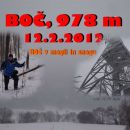BOČ, 978 m v snegu, 12.2.2012