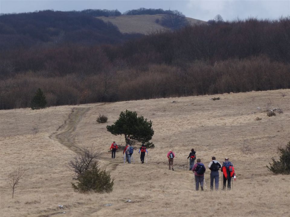 SLAVNIK,1028m in VREMŠČICA,1027m, 18.3.2012 - foto povečava