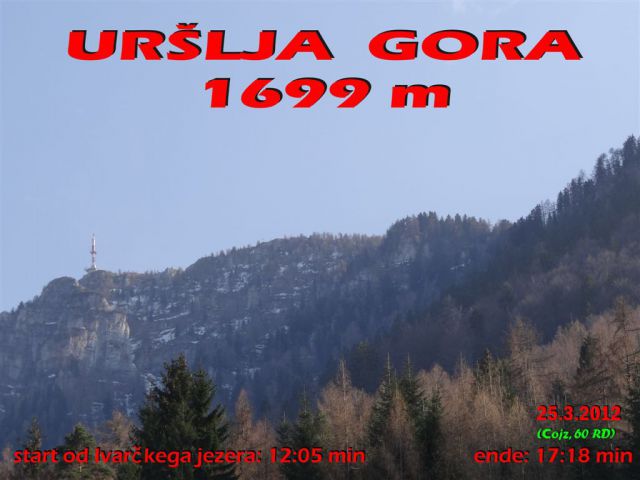 KOŠENJAK, 1522m in URŠLJA GORA, 1699 m - foto