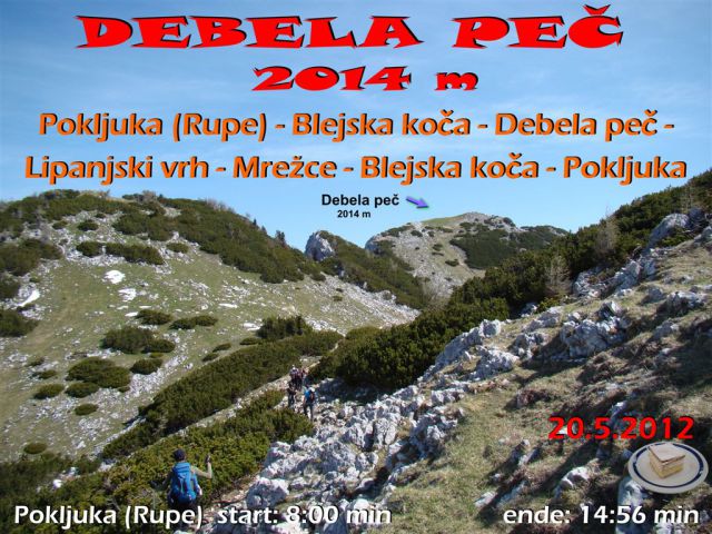 Debela peč - Lipanjski vrh - Mrežce_2012 - foto