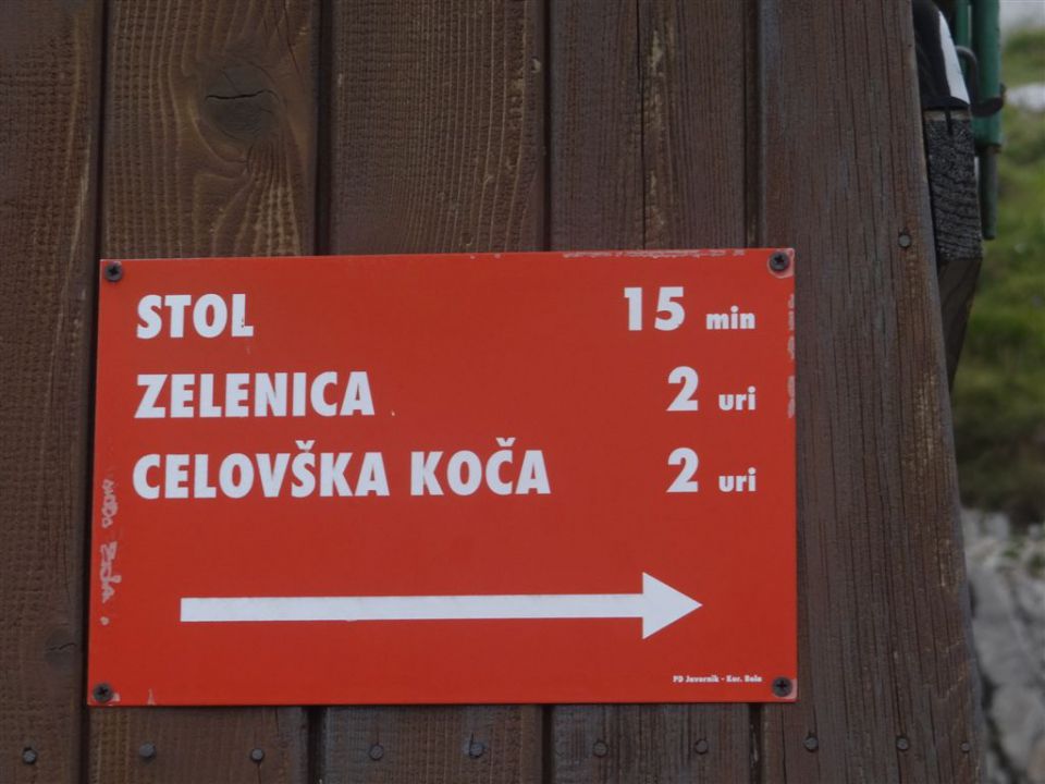 STOL in BEGUNJŠČICA, 2012 - foto povečava