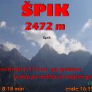 ŠPIK, 2472 m, 12.8.2012