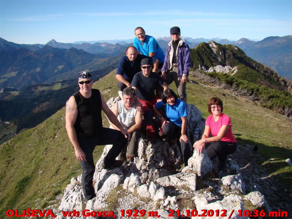 OLŠEVA, 1929 m, 21.10.2012 - foto povečava