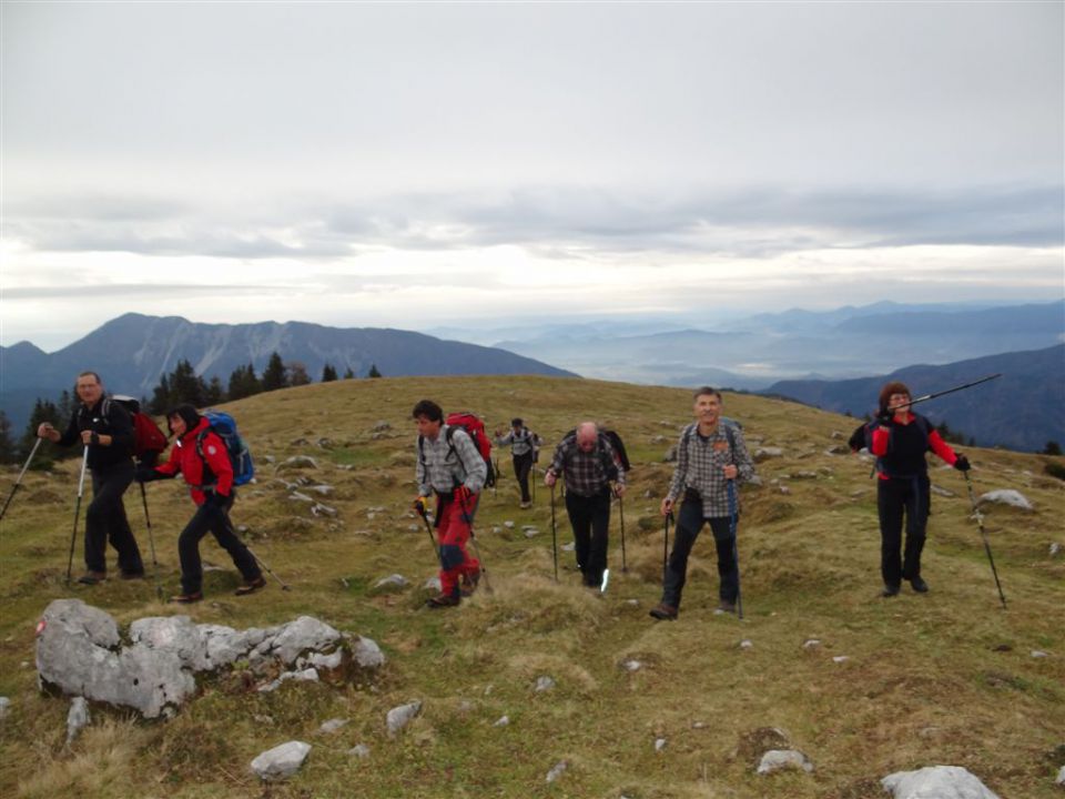 Pl. KOFCE in VELIKI VRH, 2088 m, 18.11.2012 - foto povečava