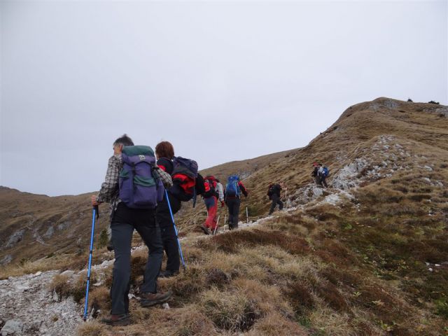 Pl. KOFCE in VELIKI VRH, 2088 m, 18.11.2012 - foto