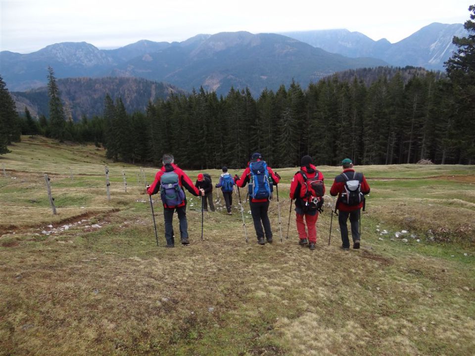 Pl. KOFCE in VELIKI VRH, 2088 m, 18.11.2012 - foto povečava