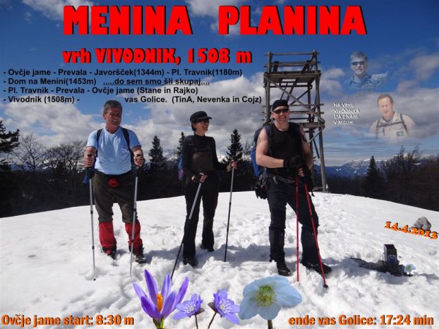 MENINA PLANINA in VIVODNIK, 1508m - foto