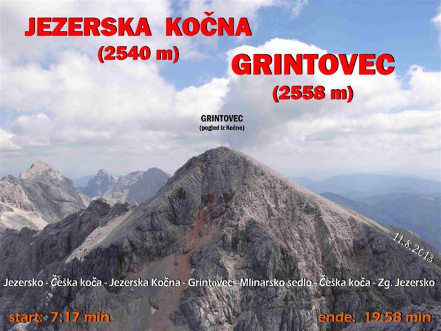 KOČNA (2540m) in GRINTAVEC (2558m) - foto