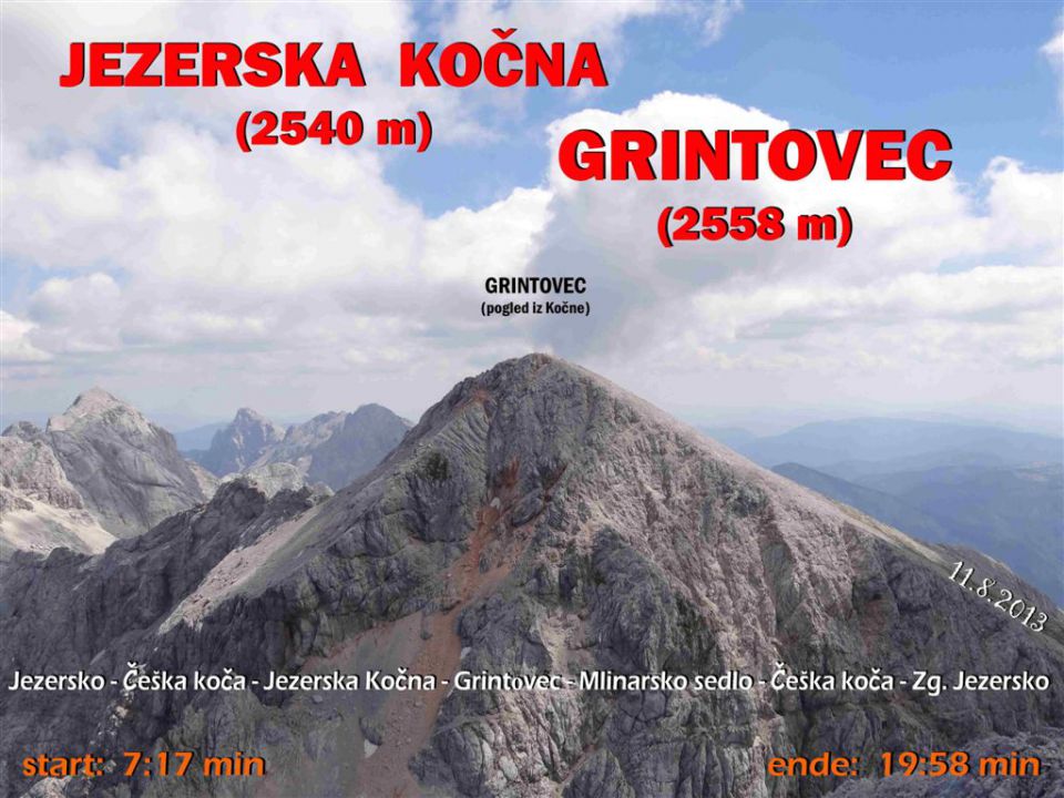 KOČNA (2540m) in GRINTAVEC (2558m) - foto povečava