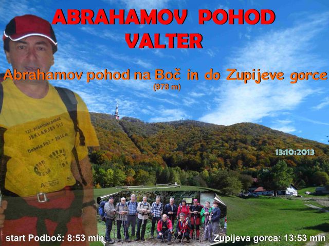 VALTERJEV ABRAHAMOV POHOD, 13.10.2013 - foto