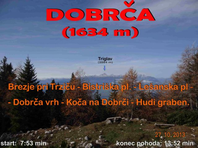 DOBRČA, 1634 m, 27.10.2013 - foto