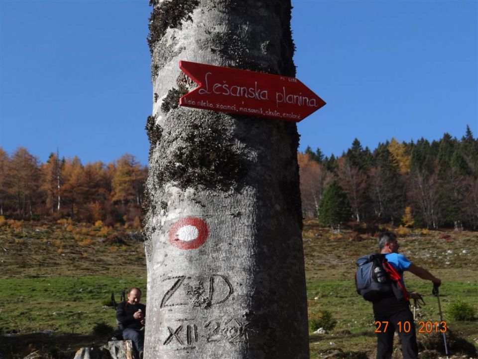 DOBRČA, 1634 m, 27.10.2013 - foto povečava