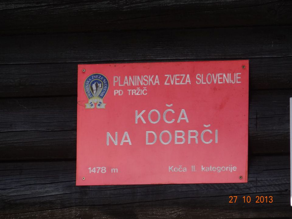 DOBRČA, 1634 m, 27.10.2013 - foto povečava