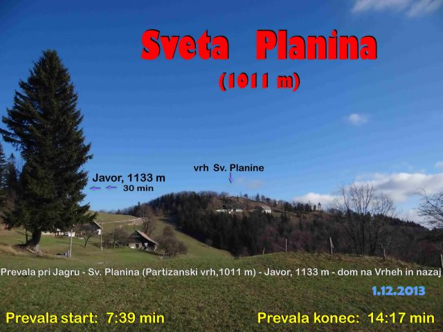 SVETA PLANINA IN JAVOR, 1.12.2013 - foto