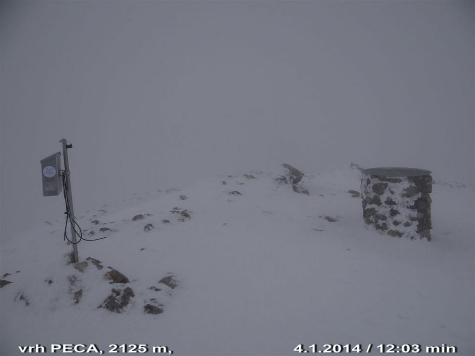 PECA, 2125 m, 4.1.2014 - foto povečava