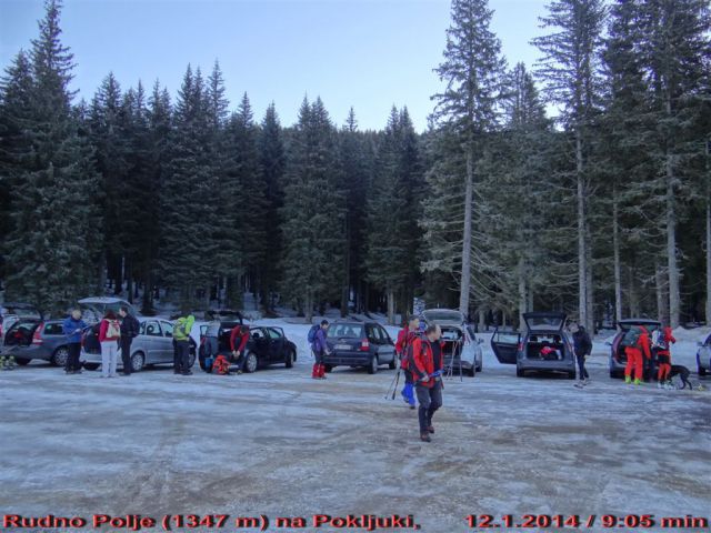 VIŠEVNIK, 2050 m - 12.1.2014 - foto