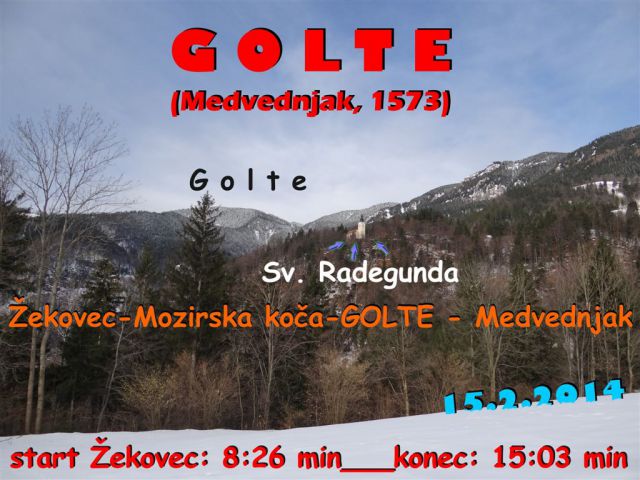 GOLTE, 15.2.2014 - foto