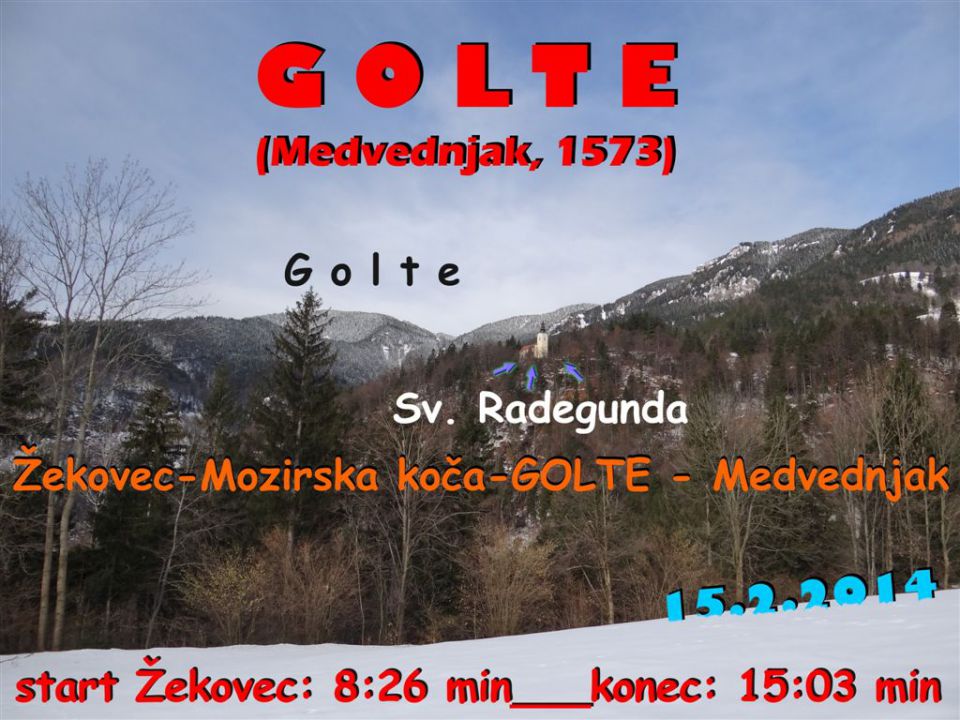GOLTE, 15.2.2014 - foto povečava