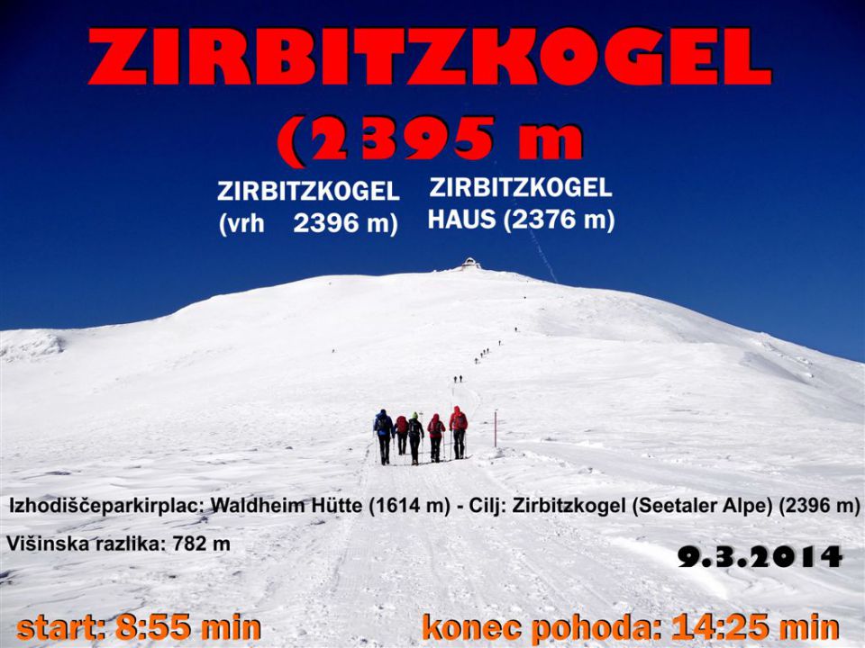 ZIRBITZKOGEL, 2396 m (A) - foto povečava
