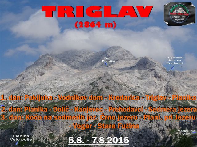TRIGLAV (2864 m)_ 5.8.-7.8.2015 - foto