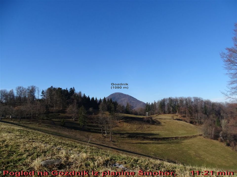MALIČ (936 m) in ŠMOHOR, 13.12.2015 - foto povečava