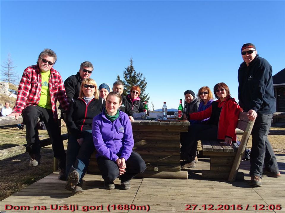 URŠLJA GORA. 1699 m, 27.12.2015 - foto povečava