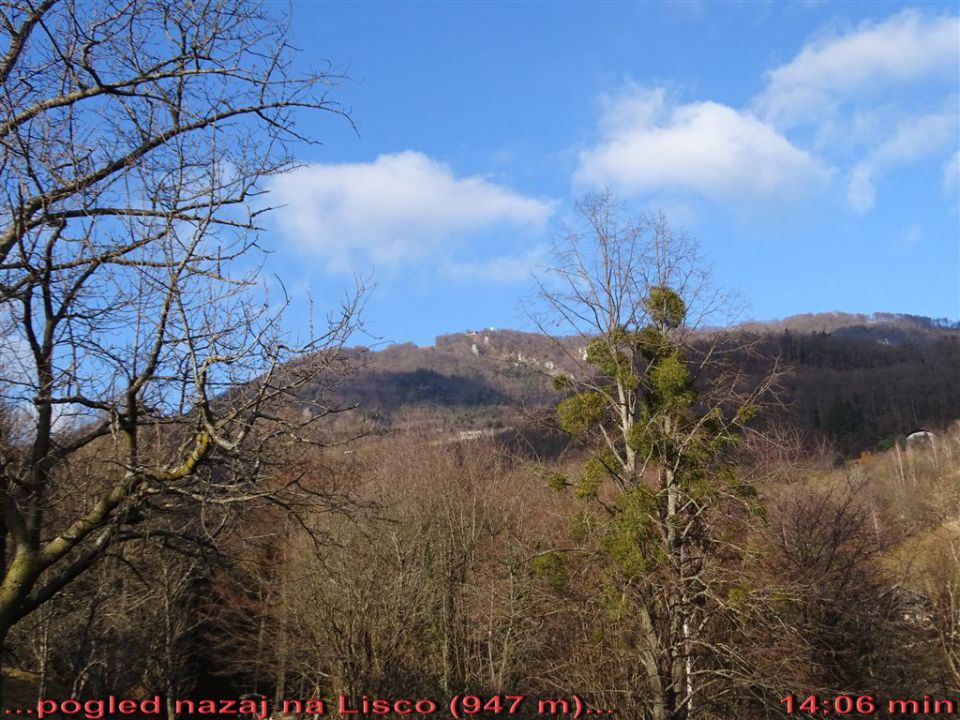LISCA, 948 m, 31.12.2015 - foto povečava