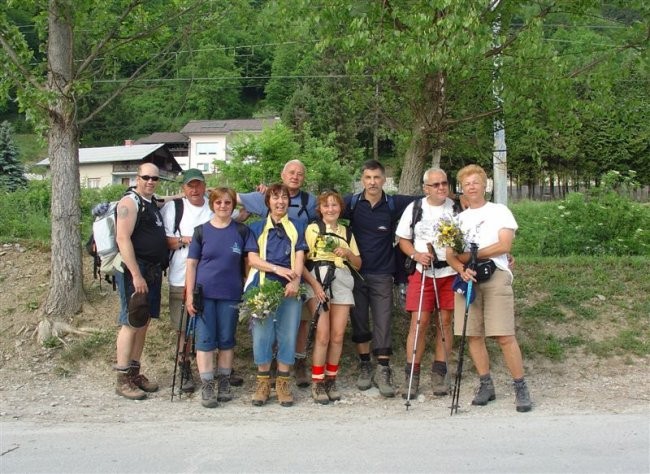 Še gasilska slika na zaključku poti - Radeče.