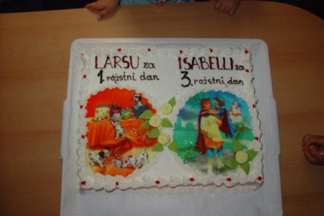 Rojstni dan Isabelle in Larsa - foto