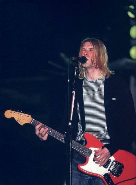 Kurt Cobain - foto povečava