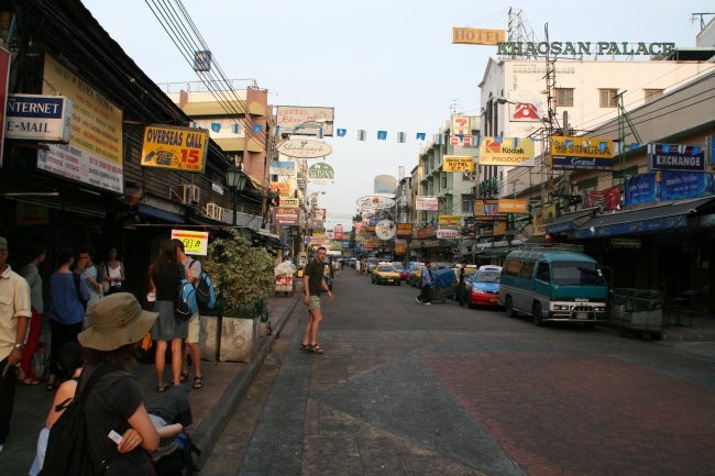 Khao San Road ob 7h zjutraj