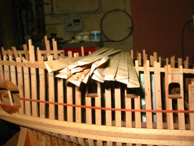 LETO 2008
pripravljene deske za izdelavo sodov