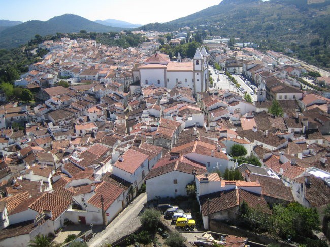 panorama z gradu v Cast. de Vide