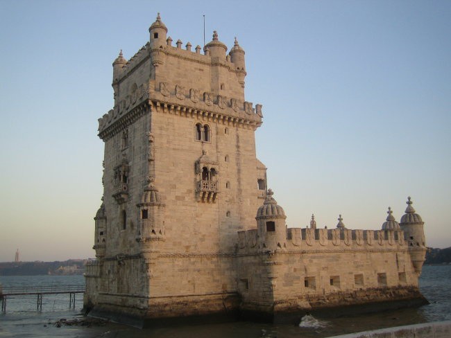 Torre de Belem, Vasco da Gama je tu začenjal svoja morska osvajanja...