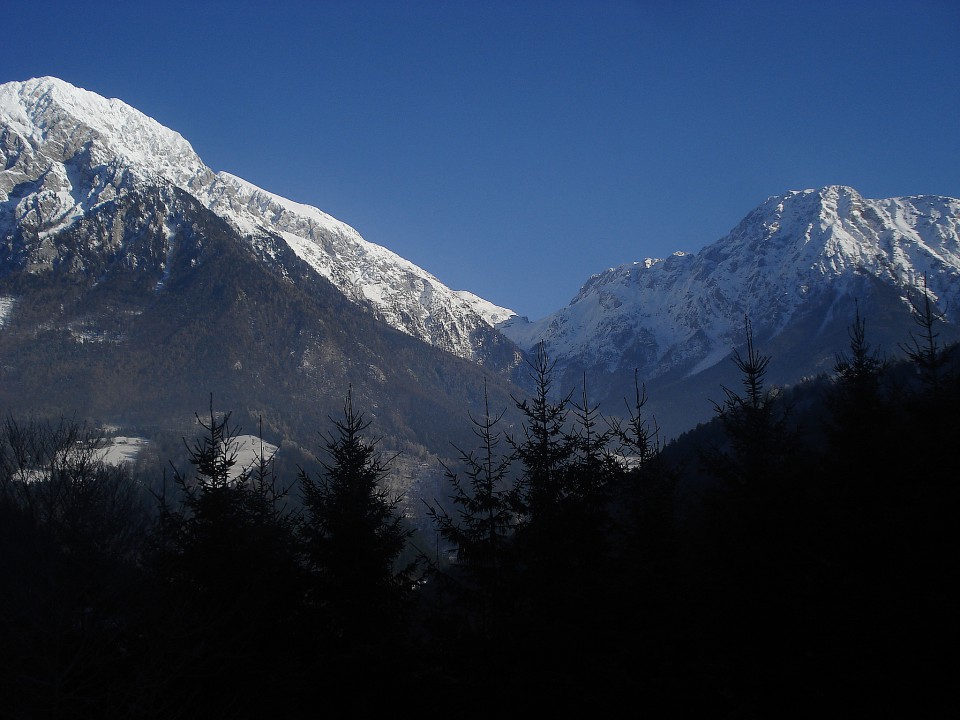 Vzpon nad dolino Kokre ( 31.12.08 ) - foto povečava